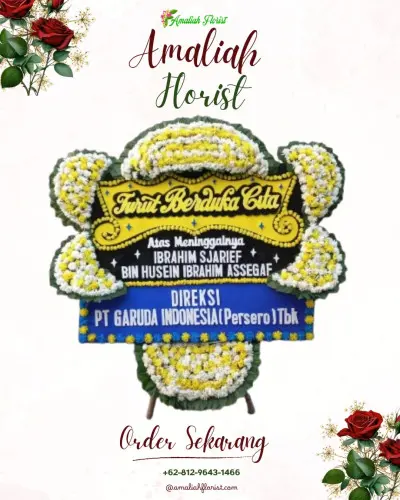 Papan Bunga Duka di Pejuang