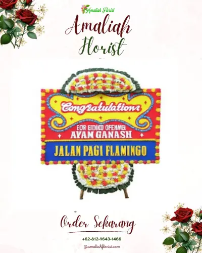 Bunga Papan Congratulation di Pejuang